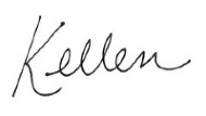 Kellen's Signature